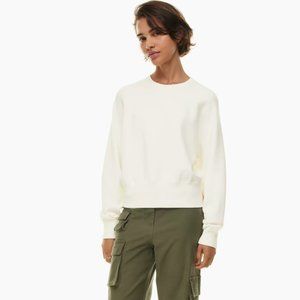 Wilfred Aritzia Ivory Crew Neck Sweater